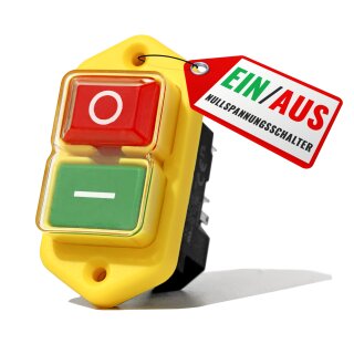 Einbauschalter - Nullspannungsschalter 230V KEDU KJD17 B mit Unterspannungsauslöser und ausgeführtem spulenkontakt