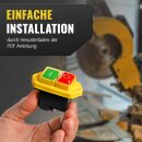 Einbauschalter - Nullspannungsschalter 230V KEDU KJD17 B mit Unterspannungsauslöser und ausgeführtem spulenkontakt