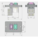 magnetic switch KEDU KJD12-14 230V for workshop machines and stationary power tools