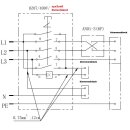 Anbauschalter DZ08-4 400V mit NotAus Klappe und Umschalter für Recht-/Linkslauf - Baugleich KEDU KOA2 YD