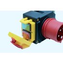 Schalter - Stecker Kombination 3-phasig 400V mit 80cm Kabel, Phasenwender und Magnet-Notausschalter -Baugleich KEDU KOA7 400V