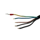 Schalter - Stecker Kombination 3-phasig 400V mit 80cm Kabel, Phasenwender und Magnet-Notausschalter -Baugleich KEDU KOA7 400V