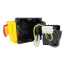 Anbauschalter mit CEE Stecker 400V, Phasenwender NOTAUS Klappe- Baugleich  KOA1Y