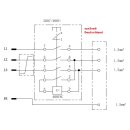 Anbauschalter mit CEE Stecker 400V, Phasenwender NOTAUS Klappe- Baugleich  KOA1Y
