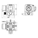 Anbauschalter mit CEE Stecker 400V, Phasenwender NOTAUS Klappe- Baugleich  KOA1Y