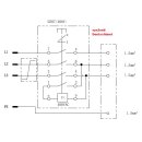 Anbauschalter mit CEE Stecker 400V, Phasenwender NOTAUS Klappe- Baugleich  KOA1Y