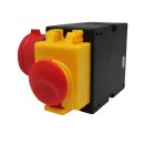 Schalter- Stecker Kombination DZ08-3 400V mit Phasenwender und U-Auslösung -Baugleich KEDU KOA7