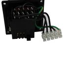Switch / plug combination DZ08-3 400V with emergency stop and phase inverter - identical to Kedu KOA7