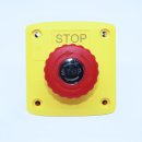 Emergency stop with housing mushroom switch IP65 EMERGENCY STOP with NO and NC contact mushroom button emergency stop switch