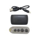 Jabra Elite 2 Wireless Earbuds Dark Gray mit Kabel, Case...