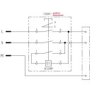 Schalter-Stecker Kombination DZ08-1 230V mit NOTAUS Klappe - Baugleich: KOA7