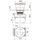 Emergency stop push button for various machines and electrical appliances HY57B