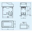 Geräte/Einbauschalter für verschiedene Werkzeugmaschinen 230V mit U-Auslöser und Spulenkontakt - Baugleich KEDU KJD16