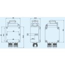 Maschinenschalter mit Schütz DZ08-7 230V/400V - Baugleich KOA8