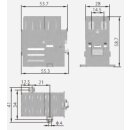Motorschütz (Relais) KEDU JD3/JD4 mit 4...