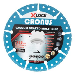 Professional diamond cutting disc X-LOCK Ø125 mm in various designs and sizes, multifunctional