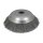 Unkrautbürste Rundbürste 200x25 mm für Motorsense Kegel Drahtbürste Freischneider gezopft oder ungezopft
