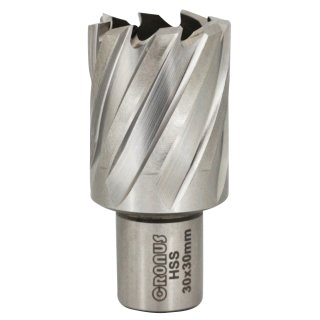Core drill Cronus HSS set Weldon &Oslash; 12&ndash;30 mm M2 holder for steel, aluminum, wood