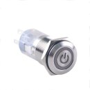 Metaldrucktaster LED beleuchtet 24V 2NO+2NC