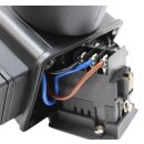 Schalter-Stecker Kombi Maschinenschalter DZ08-2 220V  mit NotAus Klappe und transprarenter Silikonhülle