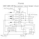 Schalter-Stecker Kombination 400V mit Motorbremse, 1,6m Kabel - Baugleich KOA12