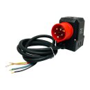 Schalter-Stecker Kombination 400V mit Motorbremse, 1,6m Kabel - Baugleich KOA12