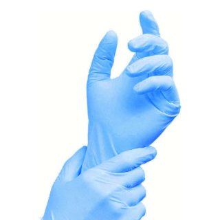 Nitrile gloves blue size S