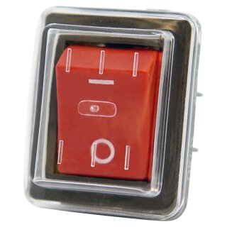 Wippschalter ON-OFF 230V AN01  mit Schutzkappe IP55, TÜV geprüft